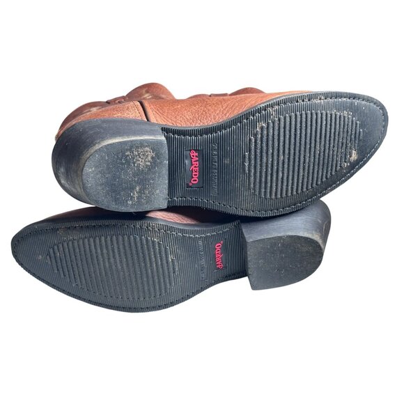 Laredo Saw Mill Boots 12" Shaft Mens Size 9EW Cowboy Western Brown Briar 68494 - Picture 5 of 7